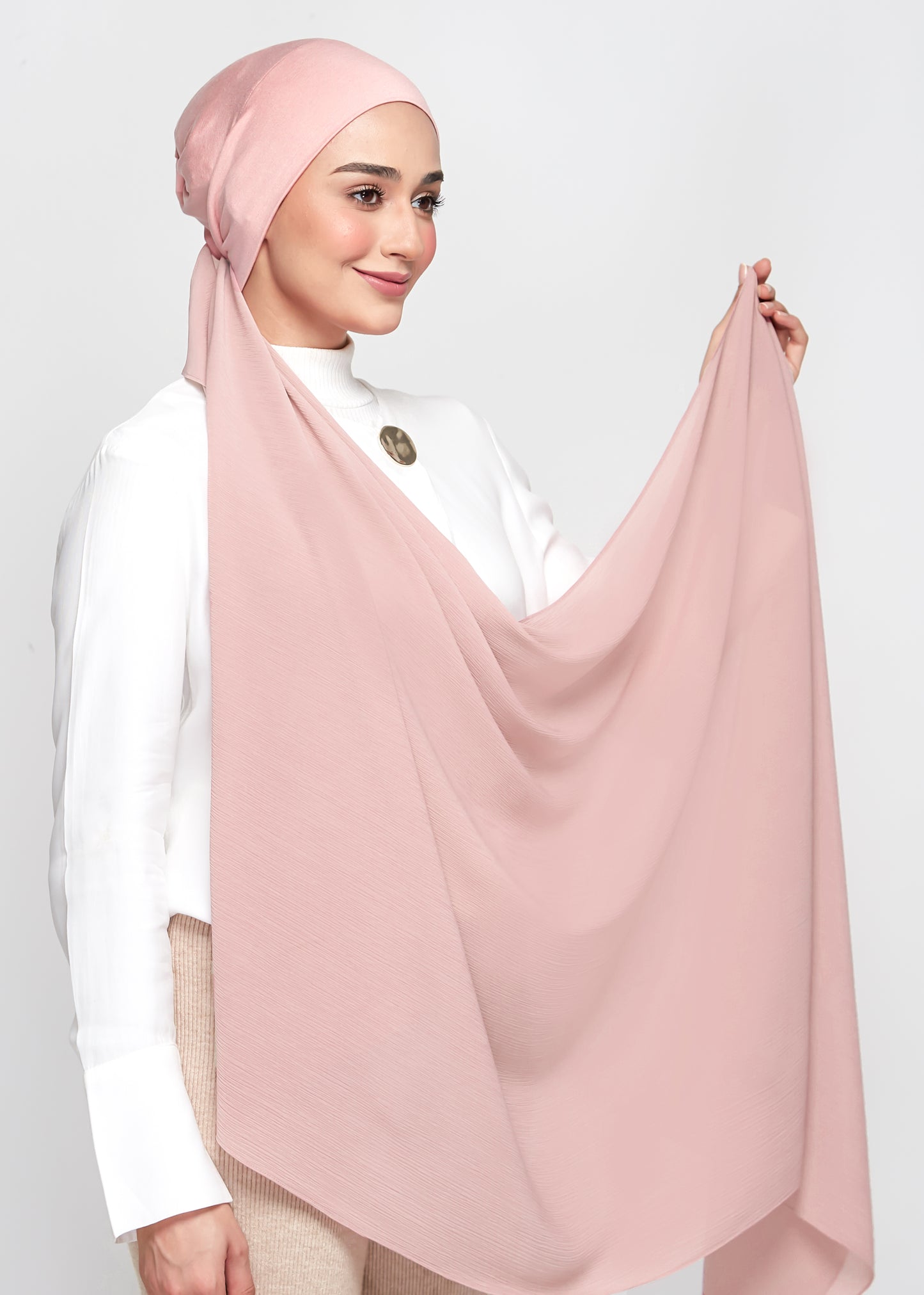 Chiffon Dolce in Flamingo Pink (Semi-Instant)