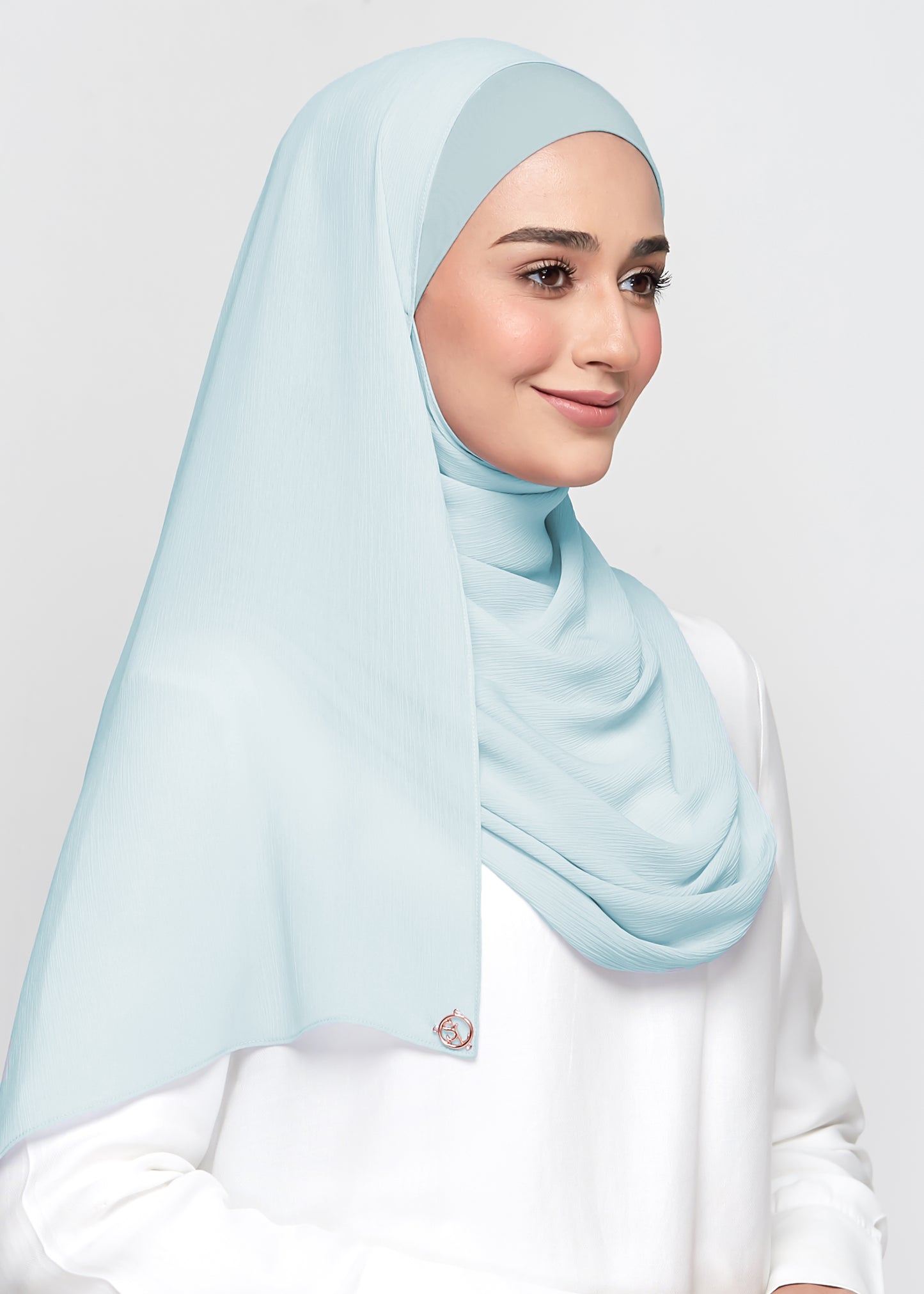 Chiffon Dolce in Ice Baby Blue (Semi-Instant)