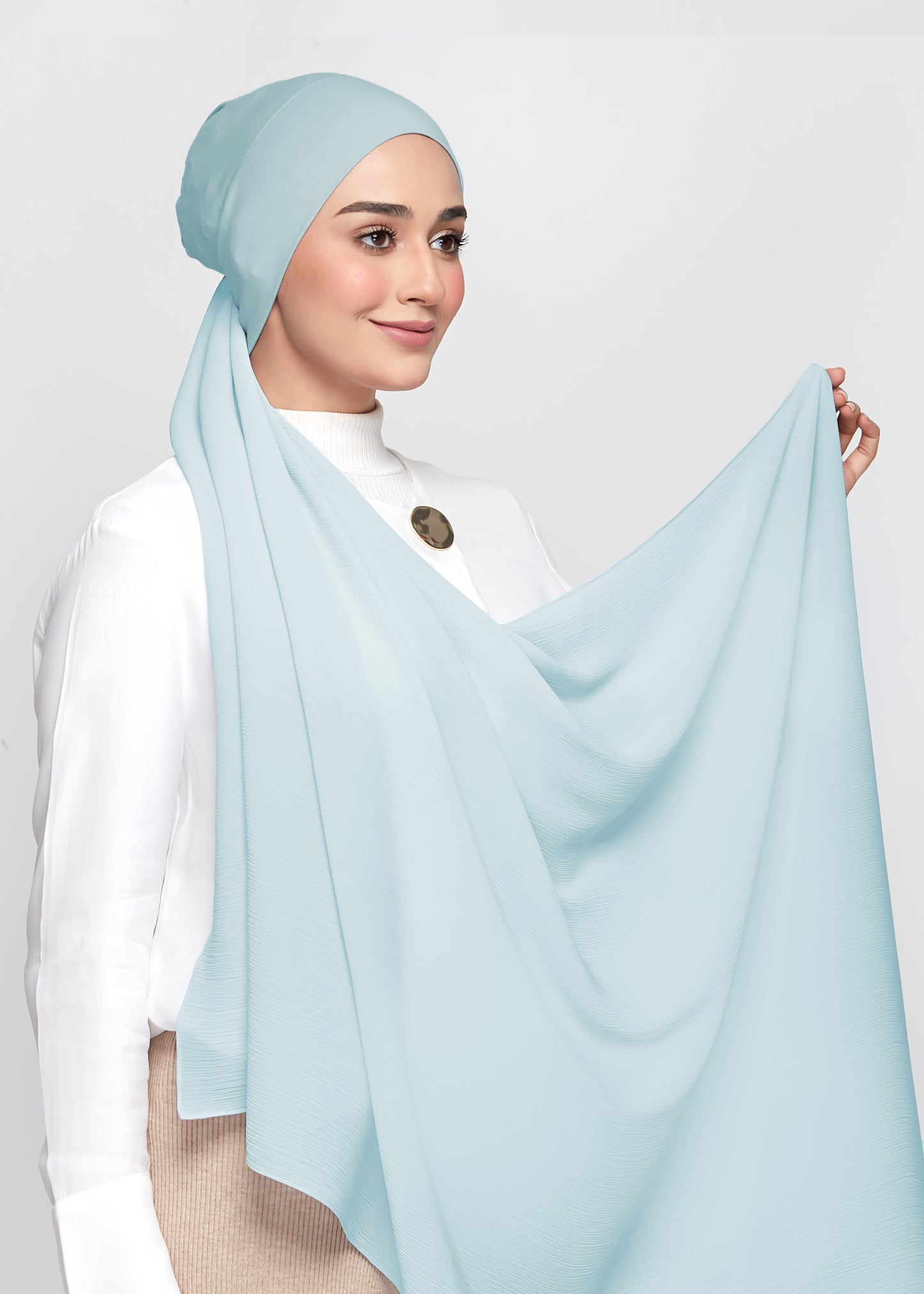 Chiffon Dolce in Ice Baby Blue (Semi-Instant)