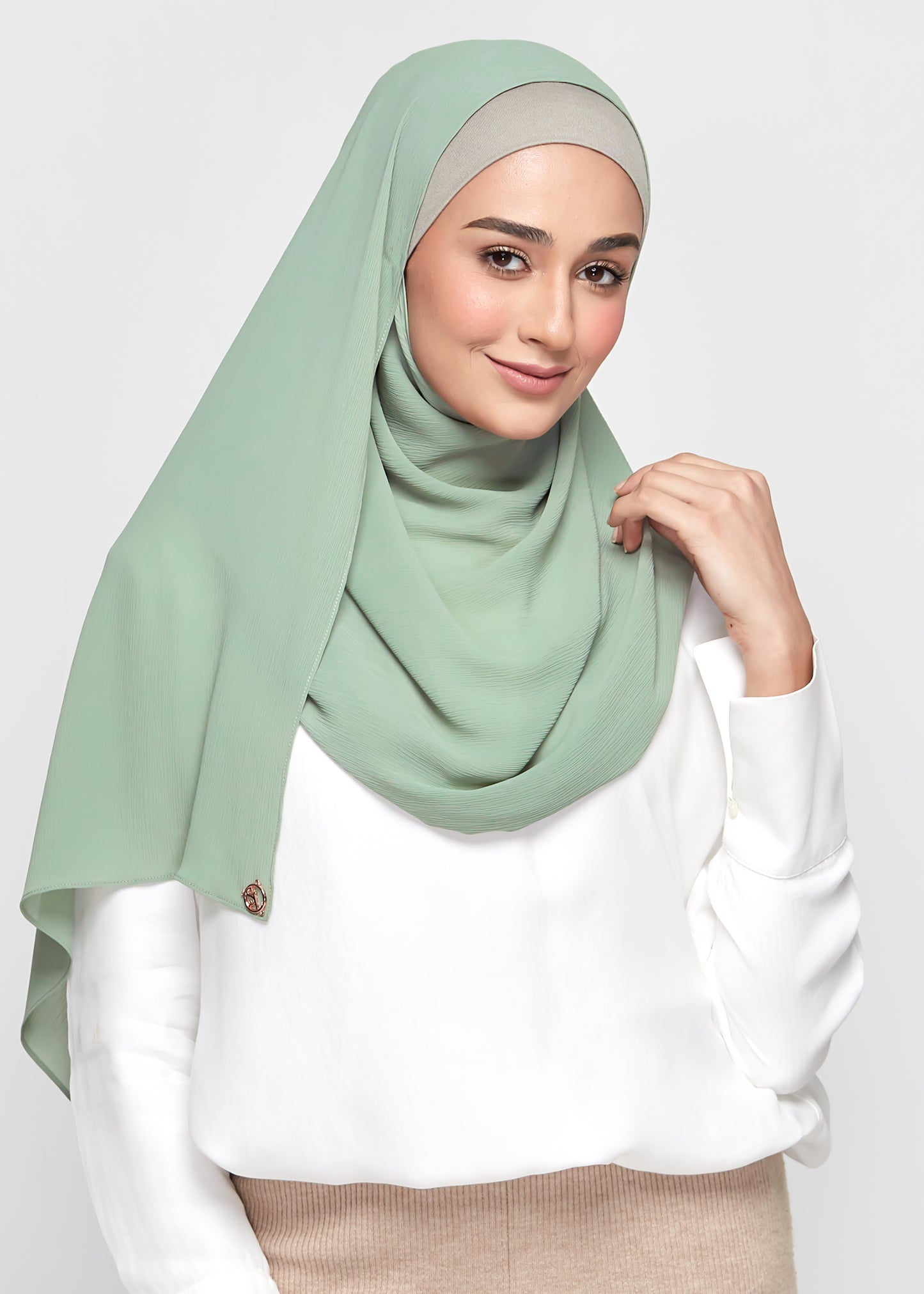 Chiffon Dolce in Matcha Green (Semi-Instant)