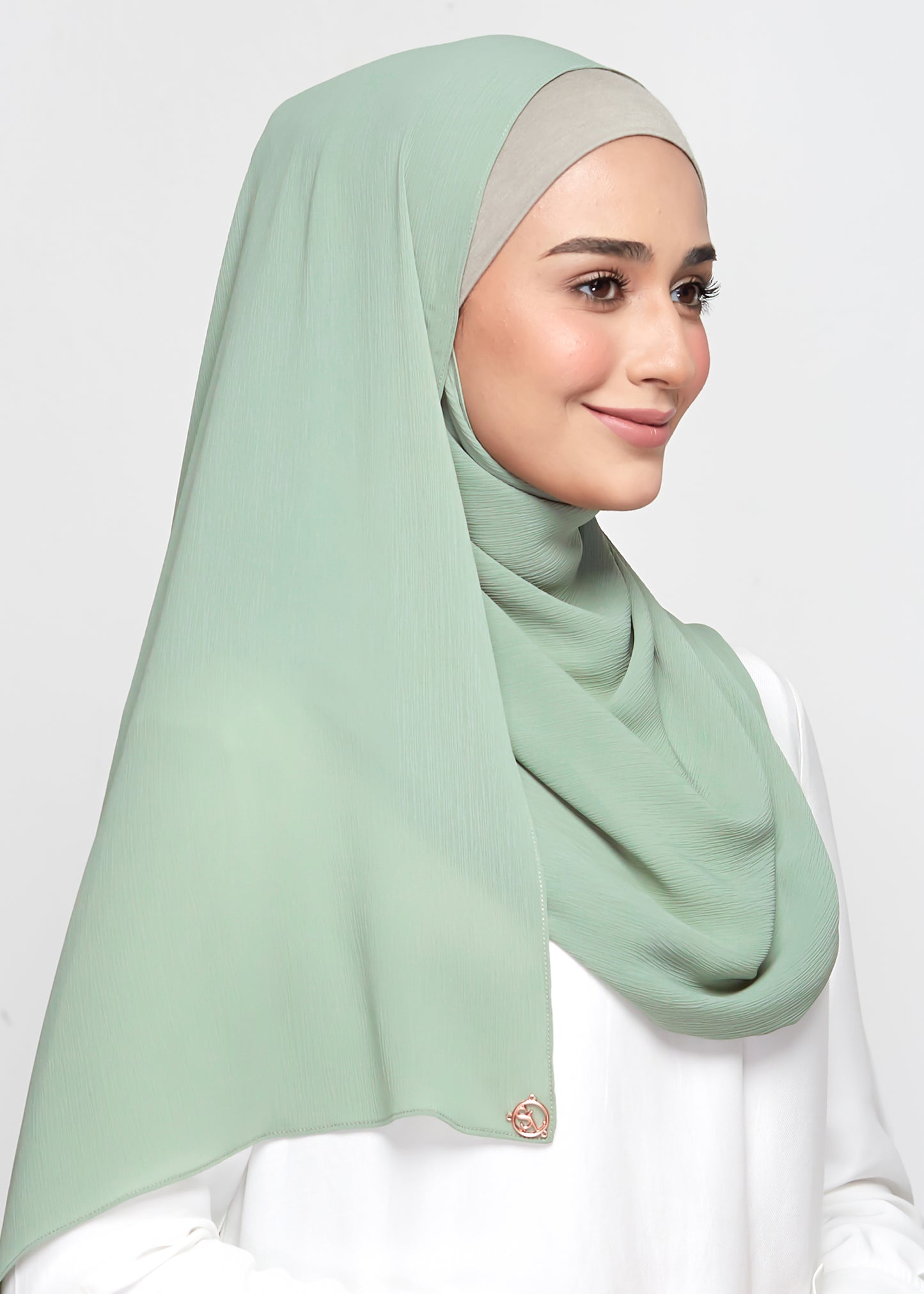 Chiffon Dolce in Matcha Green (Semi-Instant)