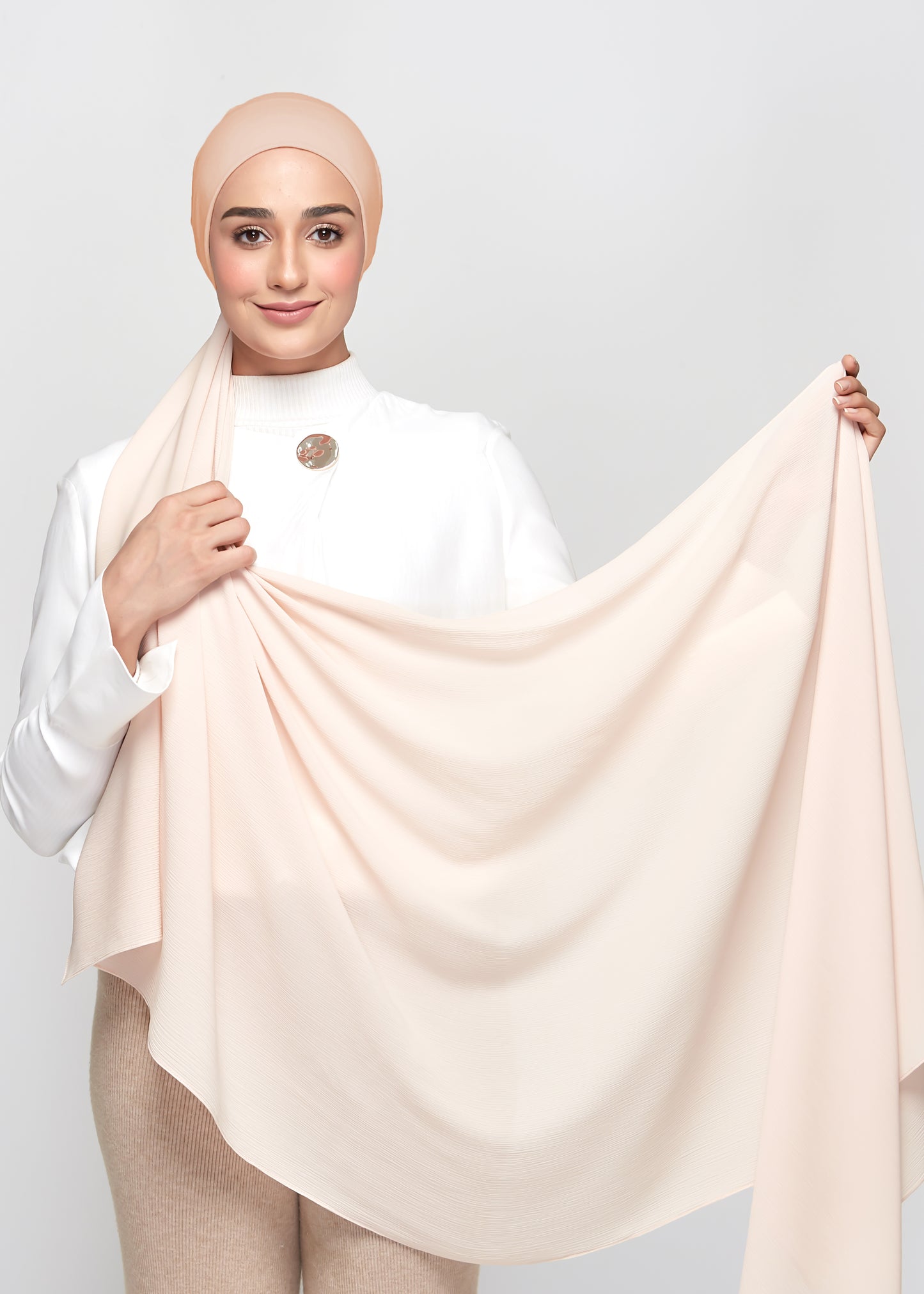 Chiffon Dolce in Sahara Nude 2.0 (Semi-Instant)