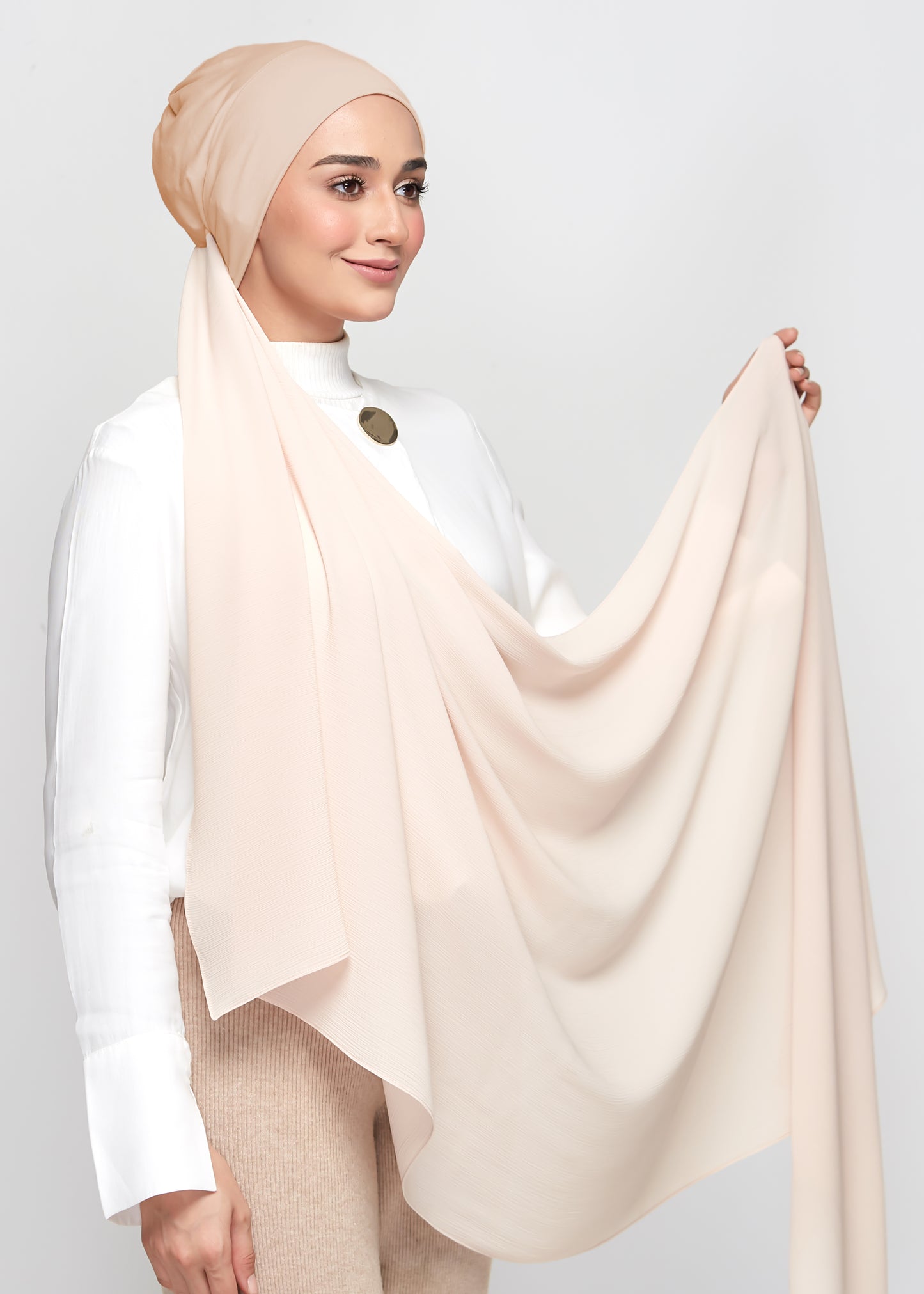 Chiffon Dolce in Sahara Nude 2.0 (Semi-Instant)