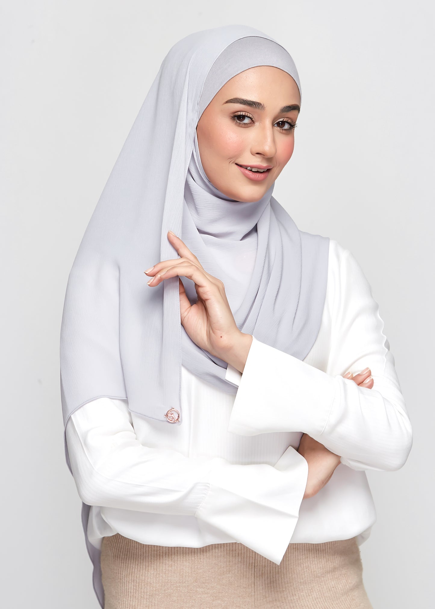 Chiffon Dolce in Titanium Grey (Semi-Instant)