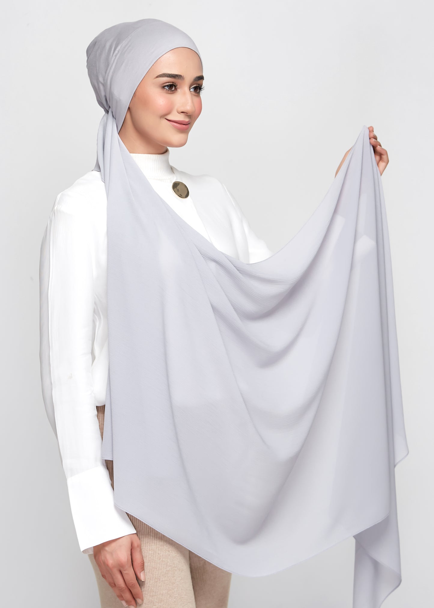 Chiffon Dolce in Titanium Grey (Semi-Instant)
