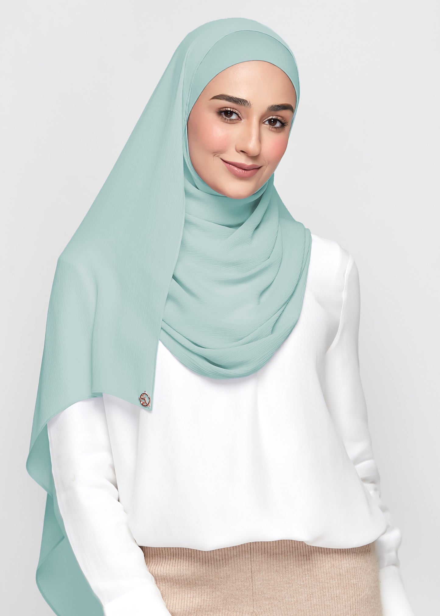 Chiffon Dolce in Turkish Blue (Semi-Instant)