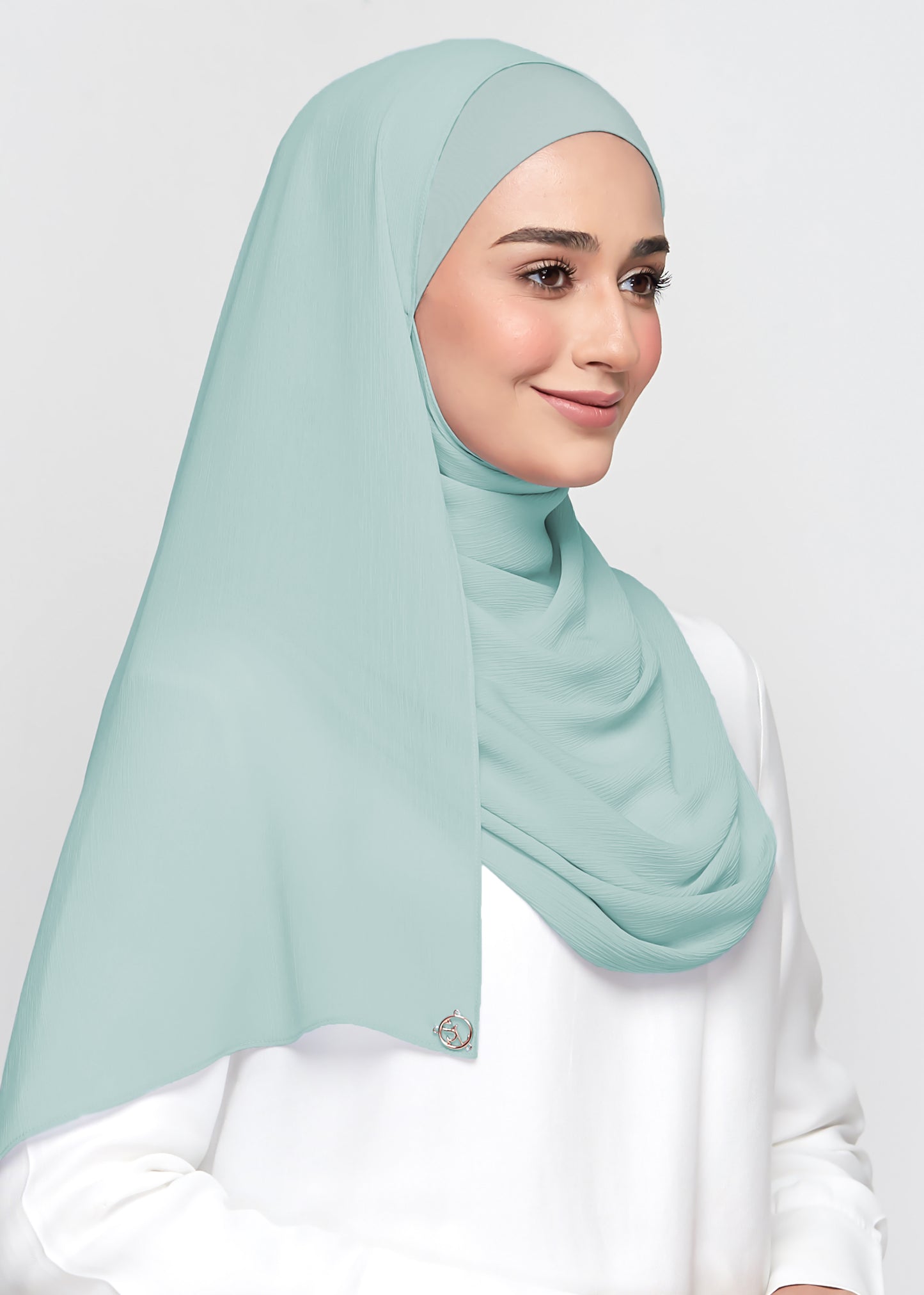 Chiffon Dolce in Turkish Blue (Semi-Instant)