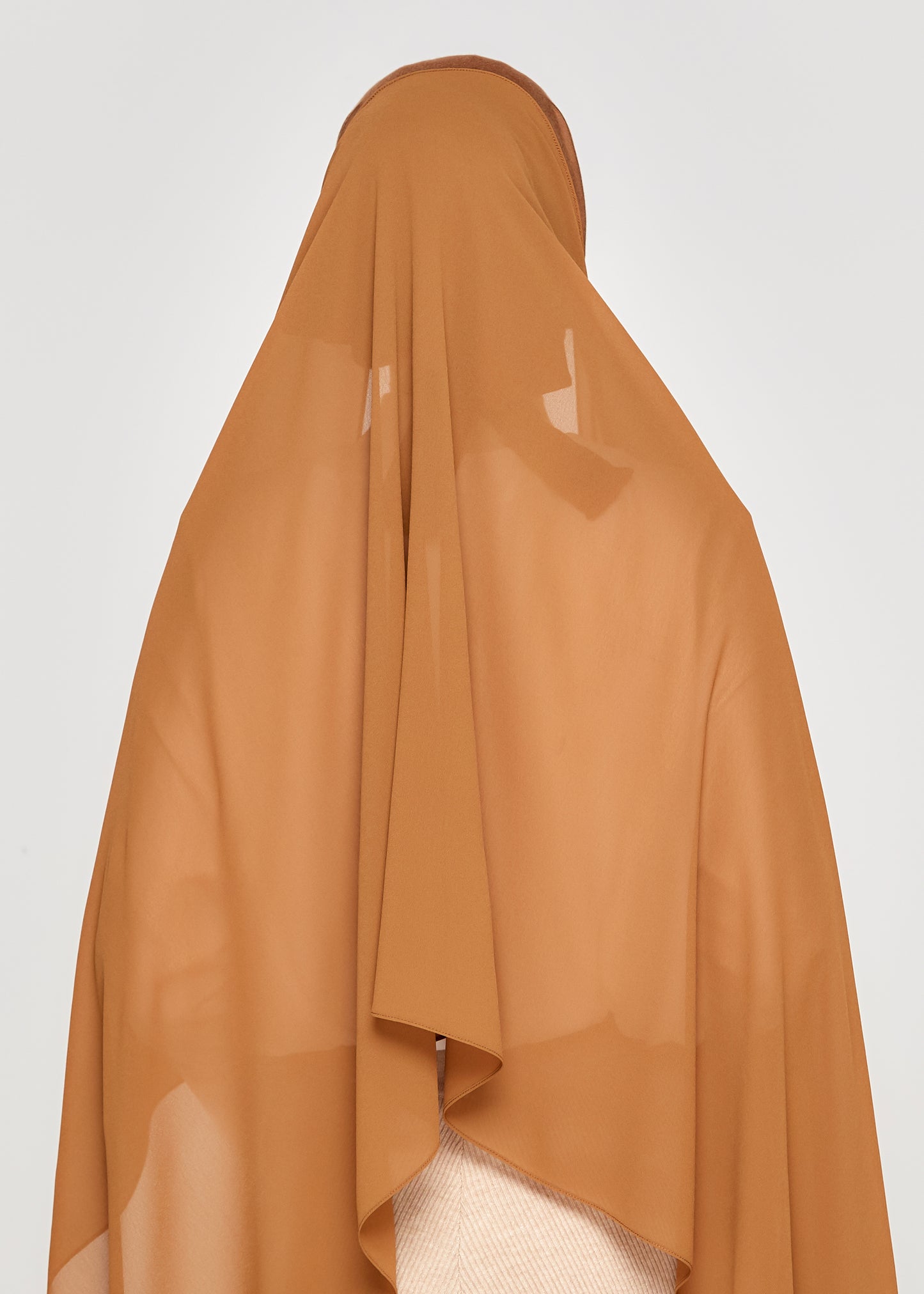 Tie-Back Chiffon Gabana in Bronze