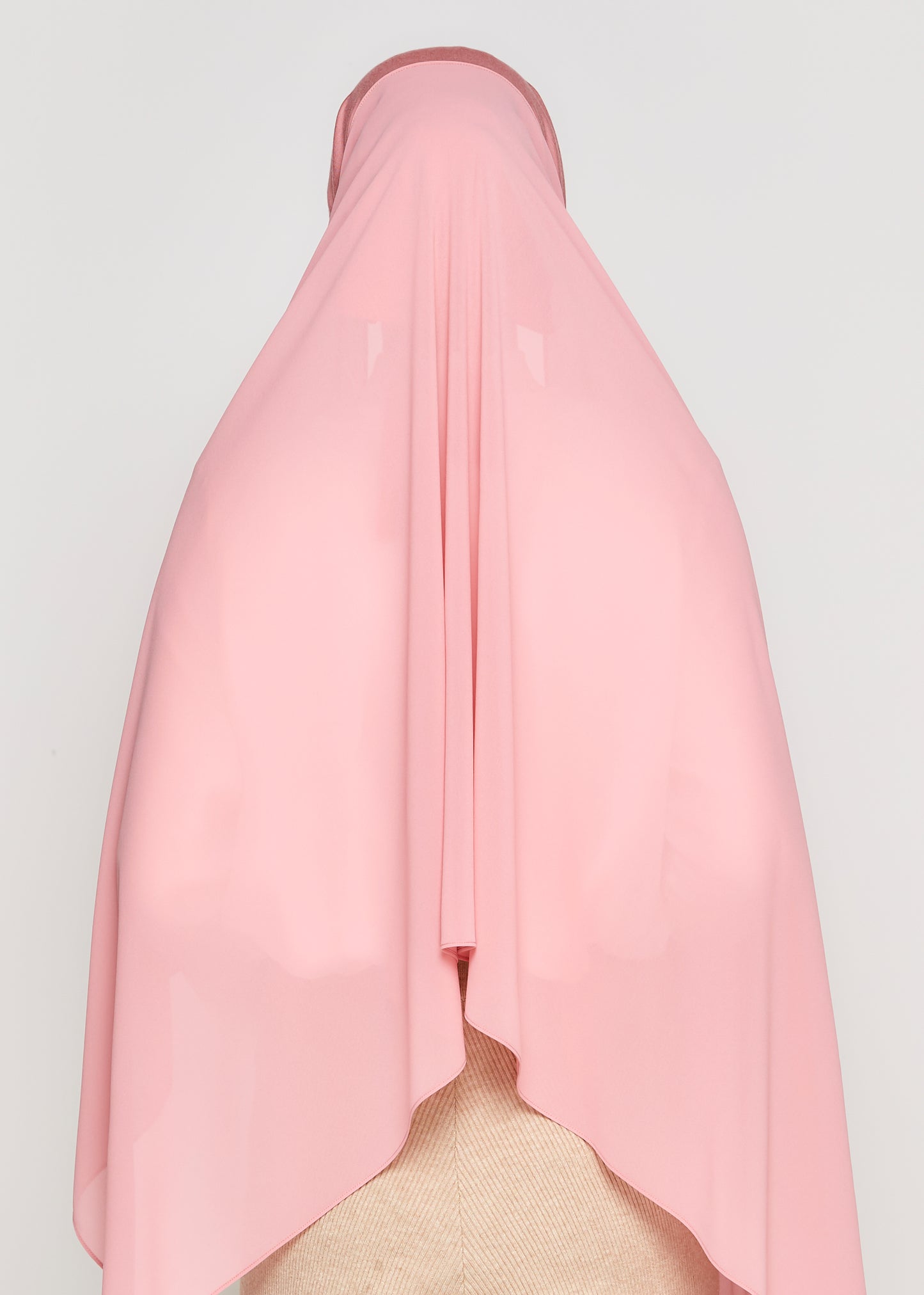 Tie-Back Chiffon Gabana in Bubblegum Pink
