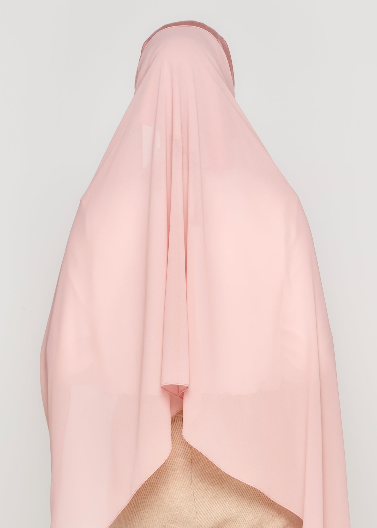 Tie-Back Chiffon Gabana in Peony Pink
