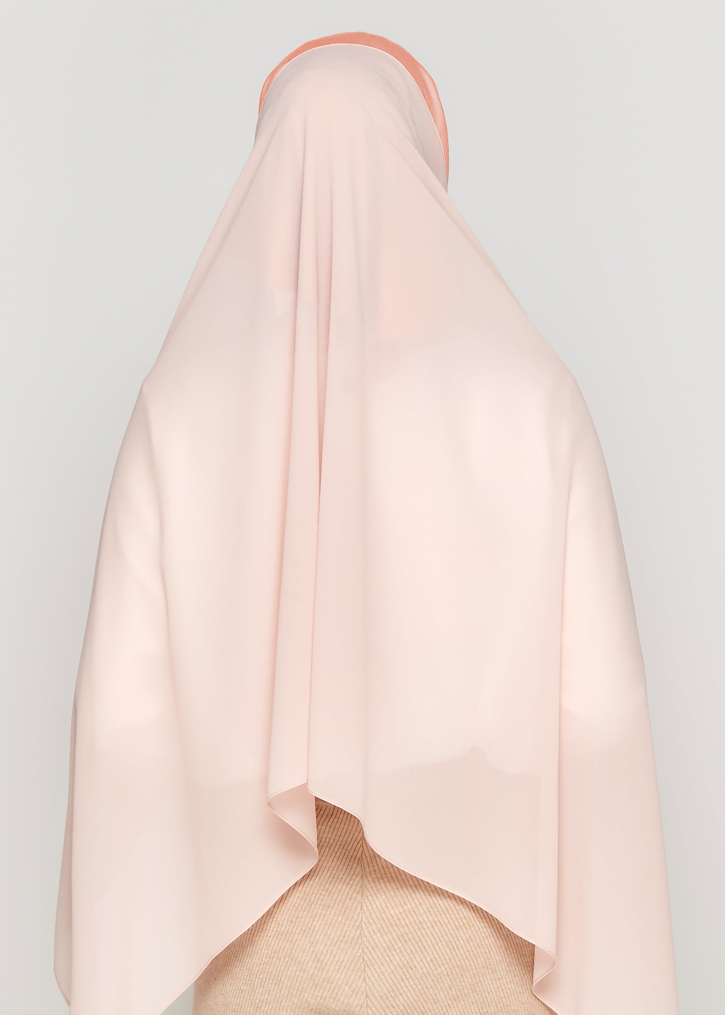 Tie-Back Chiffon Gabana in Rose Quartz