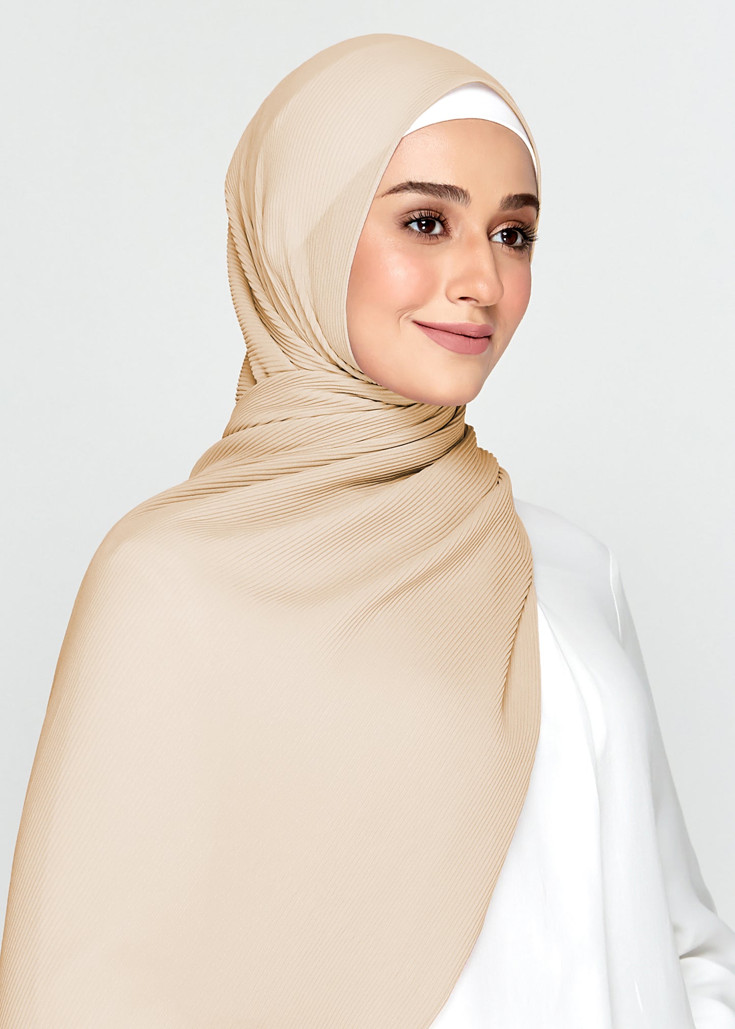 SL MINI PLEATS in Khaki