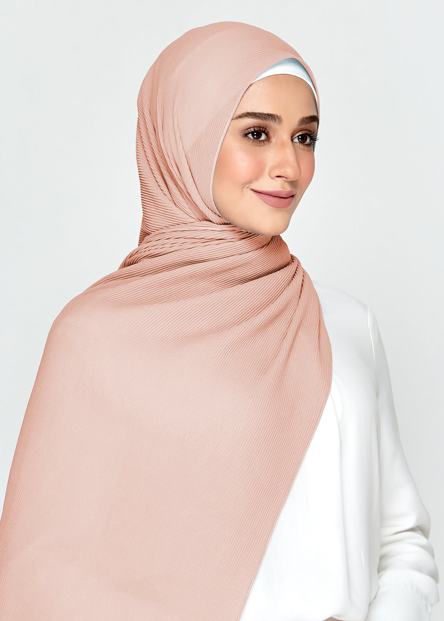 SL MINI PLEATS in Brownie Pink