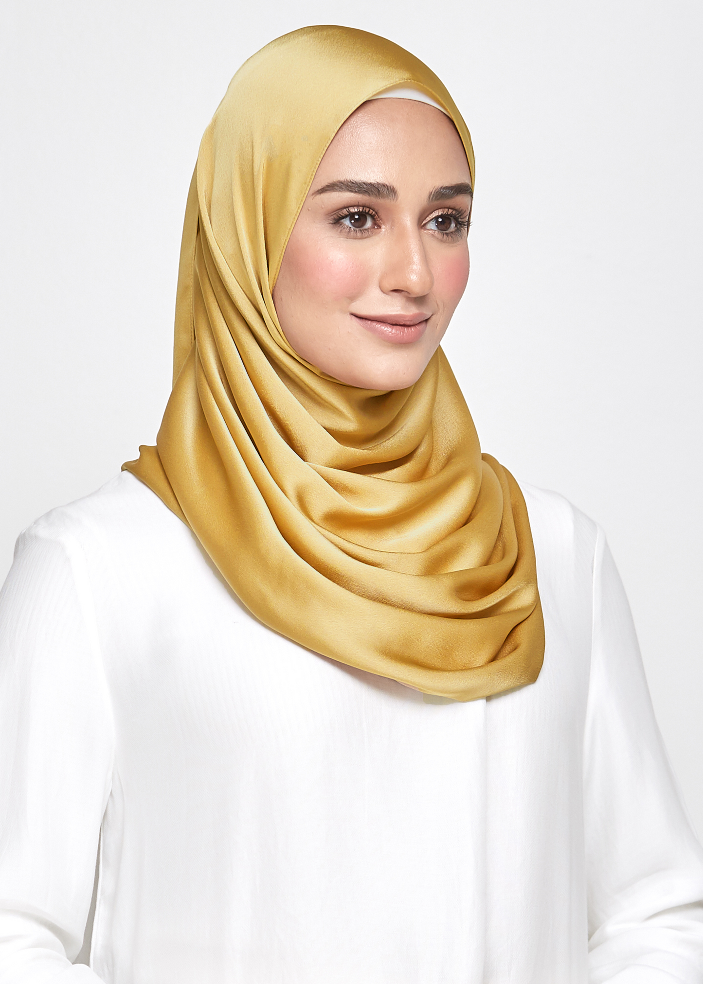 Satin Diamond in Mustard