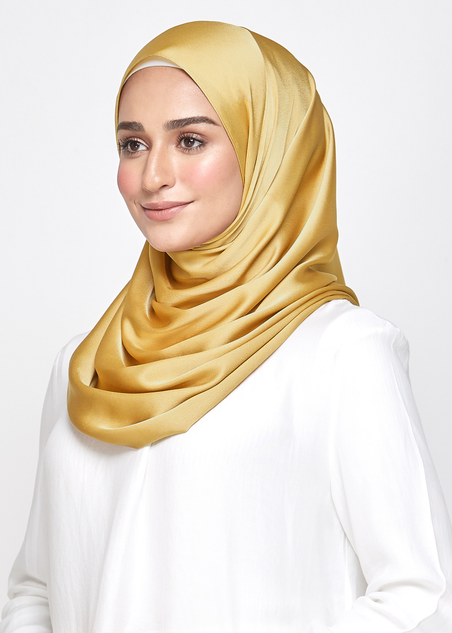 Satin Diamond in Mustard