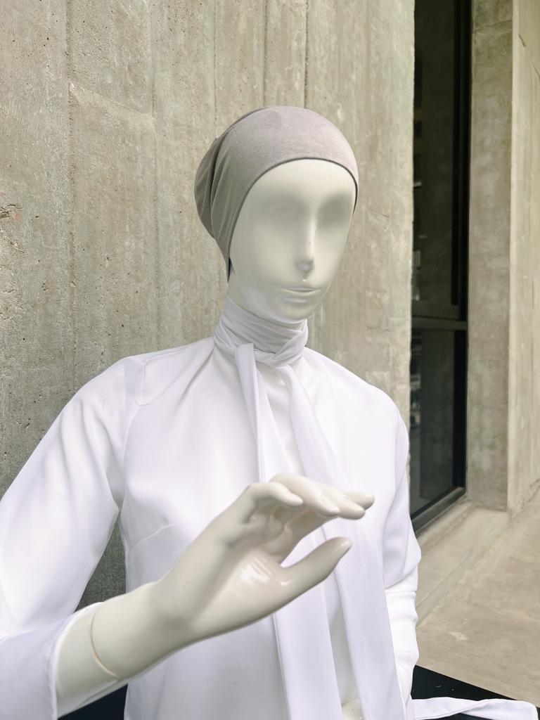 Viscose Snowcap in Platinum Grey