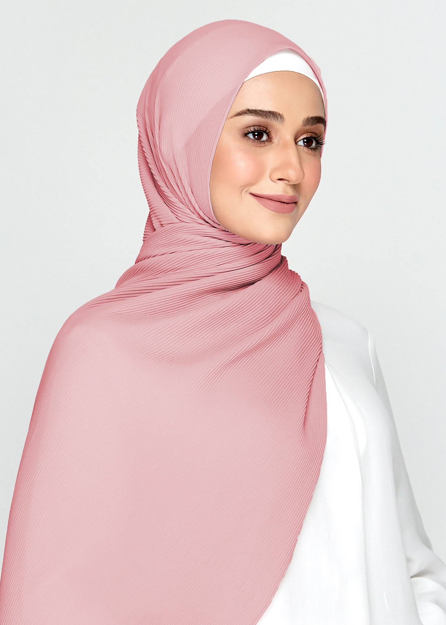 SL MINI PLEATS in Prairie Pink