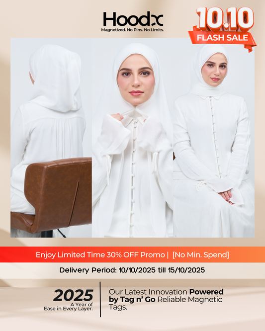 [★New] HoodX in Bridal White