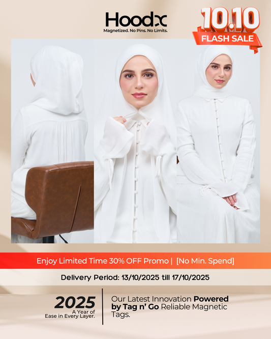[★New] HoodX in Bridal White
