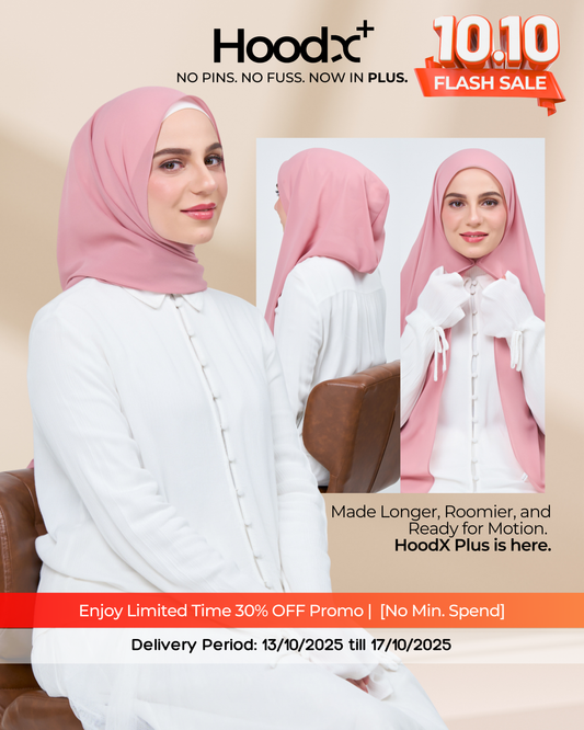 [★New] HoodX⁺Plus in Dusty Pink