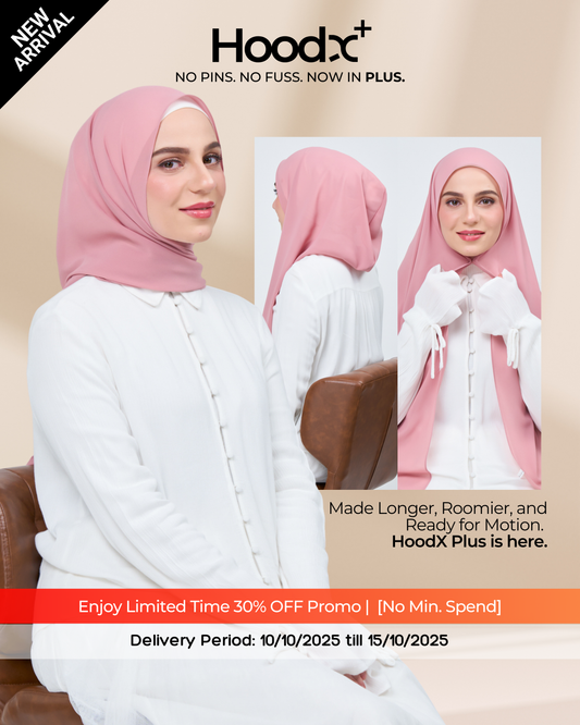 [★New] HoodX⁺Plus in Dusty Pink