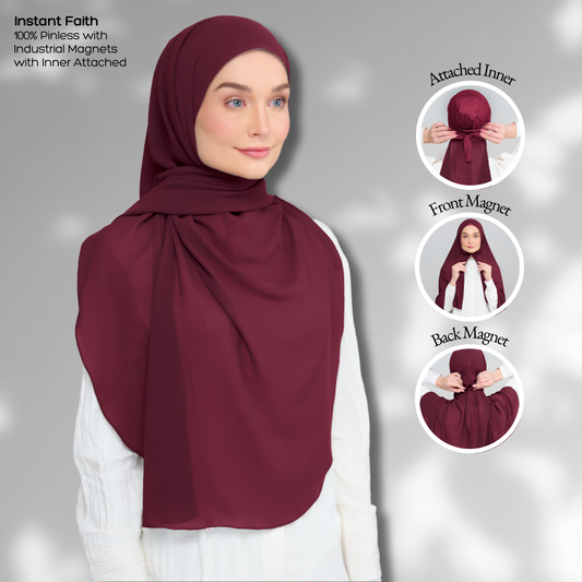 Instant Faith in Crimson Red