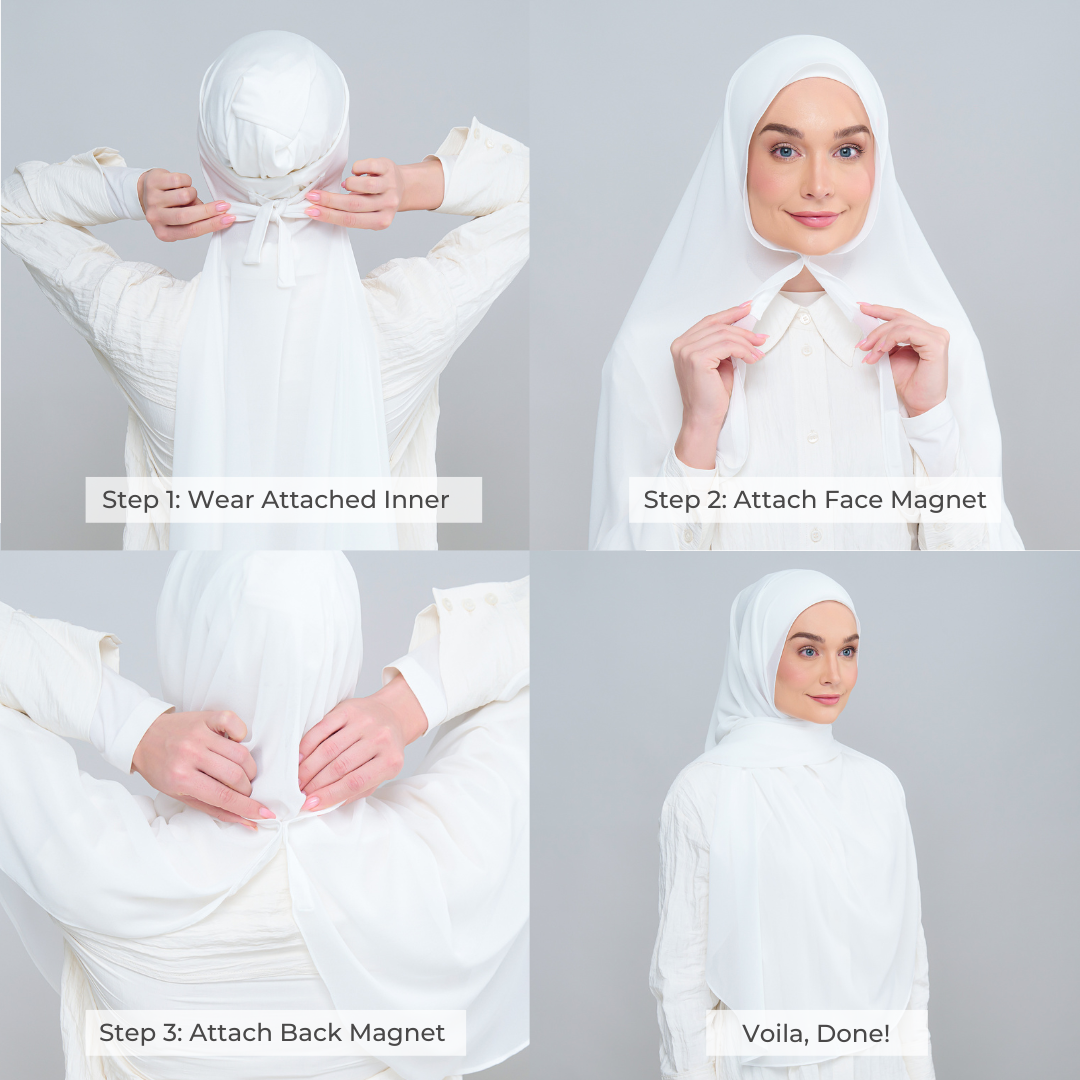 [As-Is] 3IN1 Instant Faith Tag n' Go in Bridal White