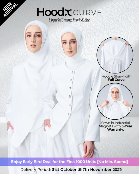 [★New] HoodX Curve in Pearl White