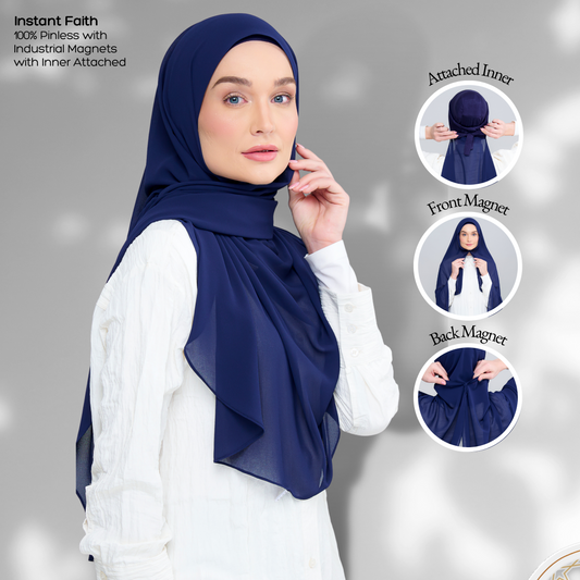Instant Faith in Navy Blue