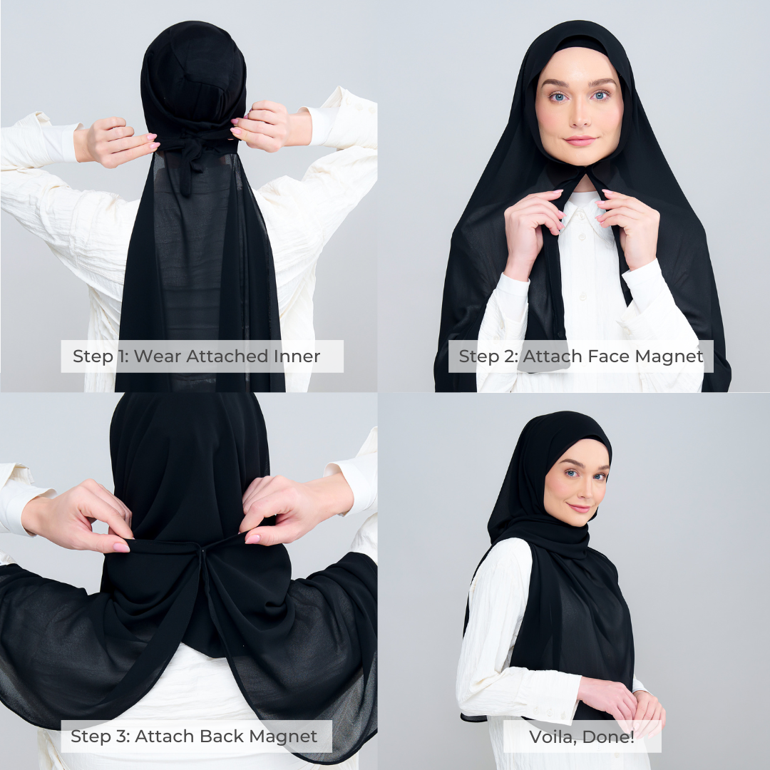 [As-Is] 3IN1 Instant Faith Tag n' Go in Black