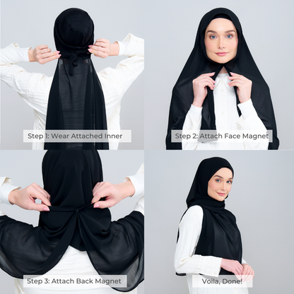 [As-Is] 3IN1 Instant Faith Tag n' Go in Black