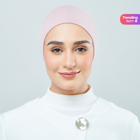 Viscose Snowcap in Soft Rose