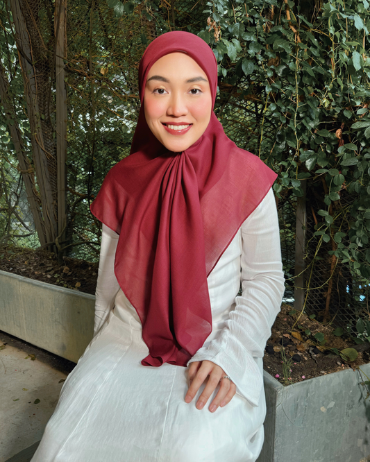 Bawal Dian in Deep Red