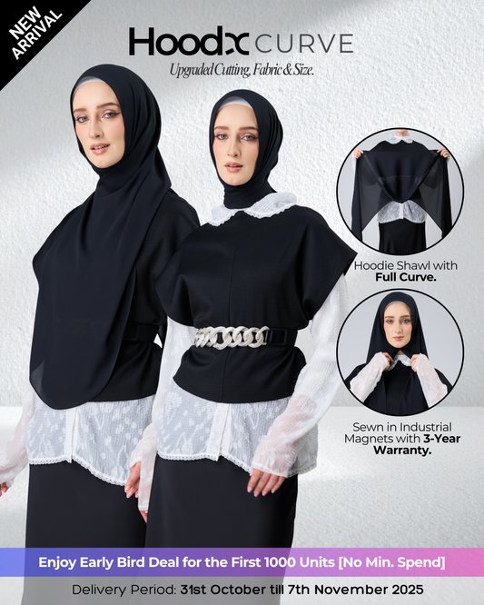 [★New] HoodX Curve in Black