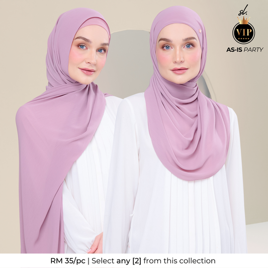 [As-Is] Semi-Instant 2IN1 Laura in Mauve