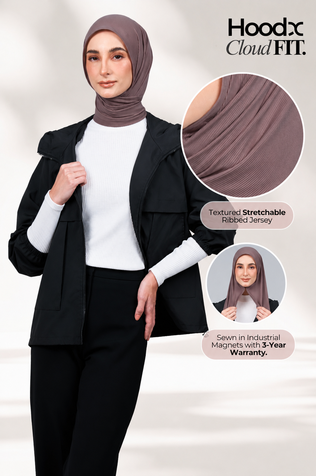 [★ New Colour] HoodX+ CloudFit in Espresso