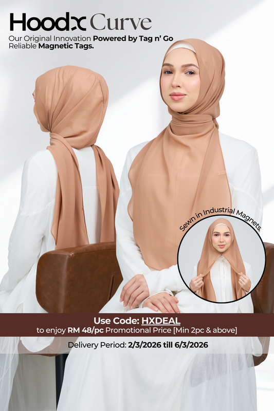 HoodX Curve in Ash Brown