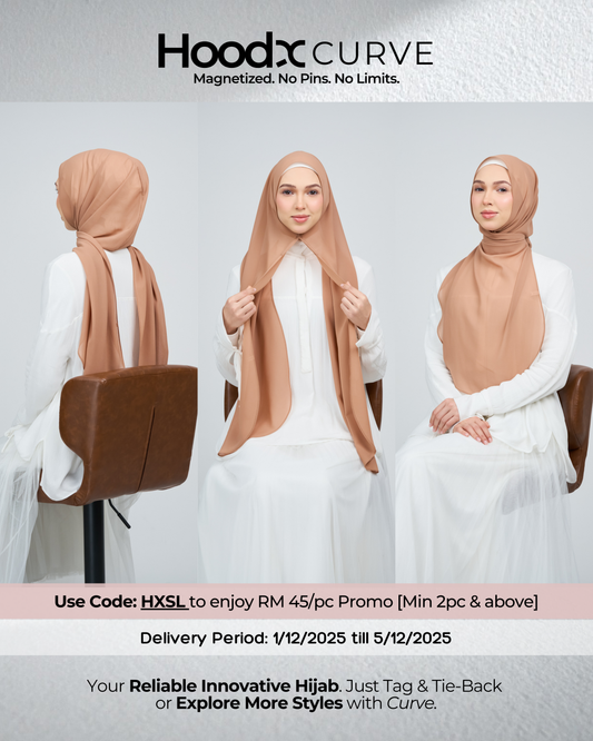 HoodX Curve in Ash Brown