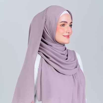 Tag n' Go Max [2M] | Premium Korean Chiffon in Ash Taupe