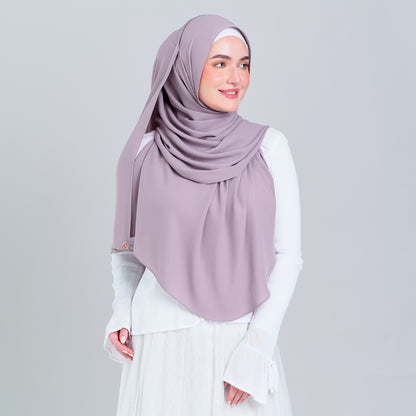 Tag n' Go Max [2M] | Premium Korean Chiffon in Ash Taupe