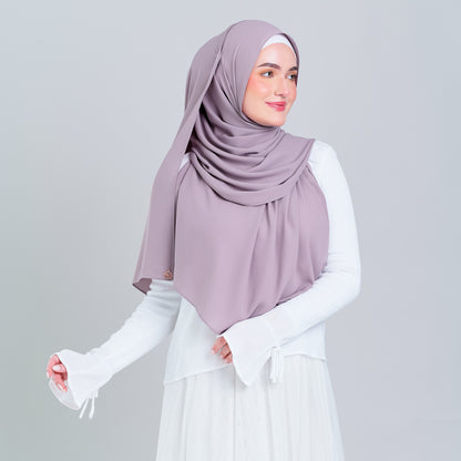 Tag n' Go Max [2M] | Premium Korean Chiffon in Ash Taupe