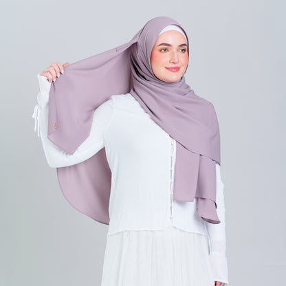 Tag n' Go Max [2M] | Premium Korean Chiffon in Ash Taupe