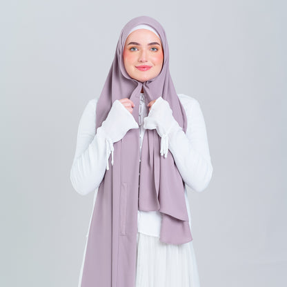 Tag n' Go Max [2M] | Premium Korean Chiffon in Ash Taupe