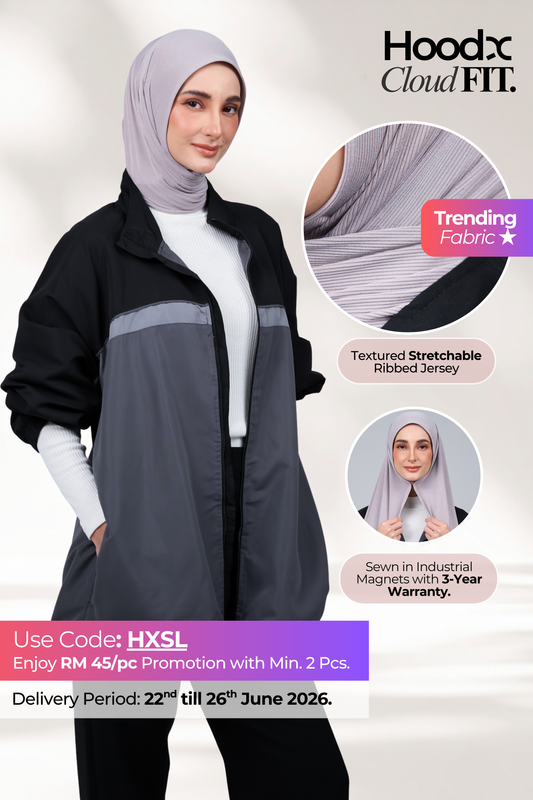 HoodX CloudFit in Ash