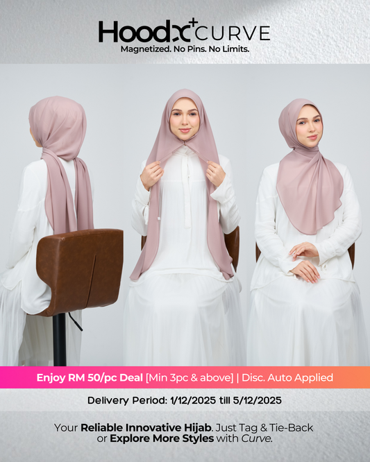 HoodX⁺Plus Curve in Ash