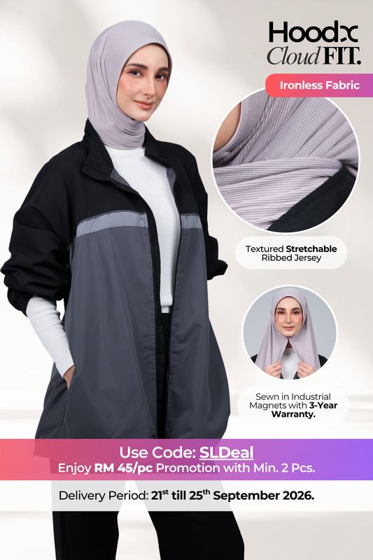 HoodX CloudFit in Ash