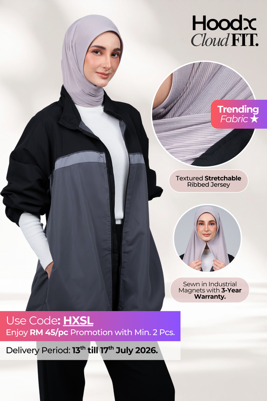 HoodX CloudFit in Ash