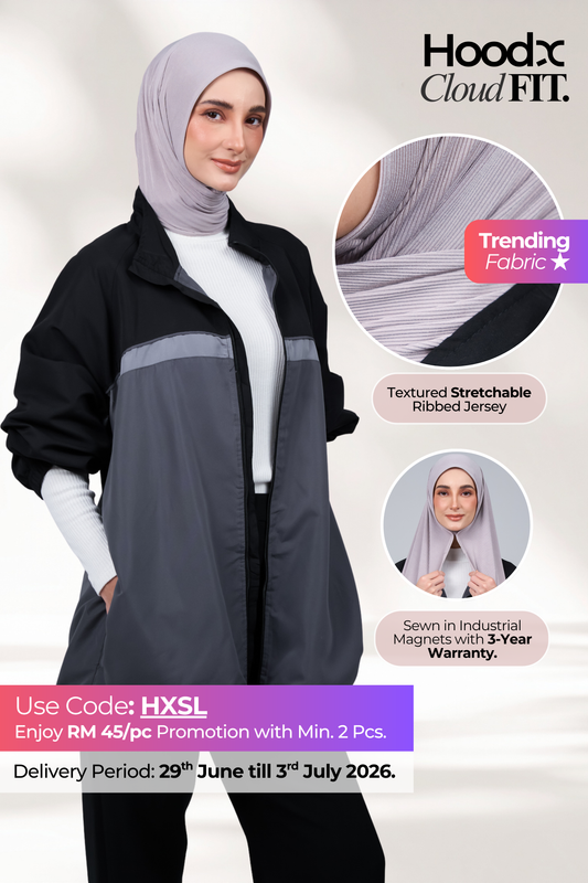 HoodX CloudFit in Ash