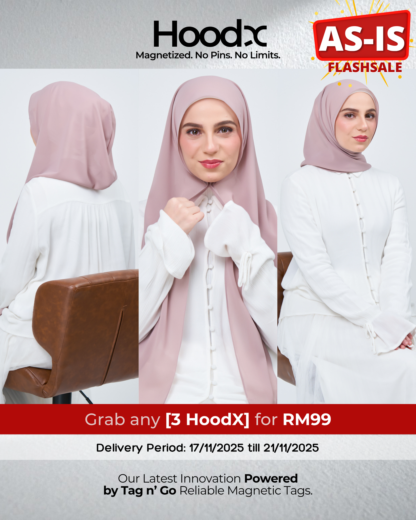 [As-Is] HoodX in Ash