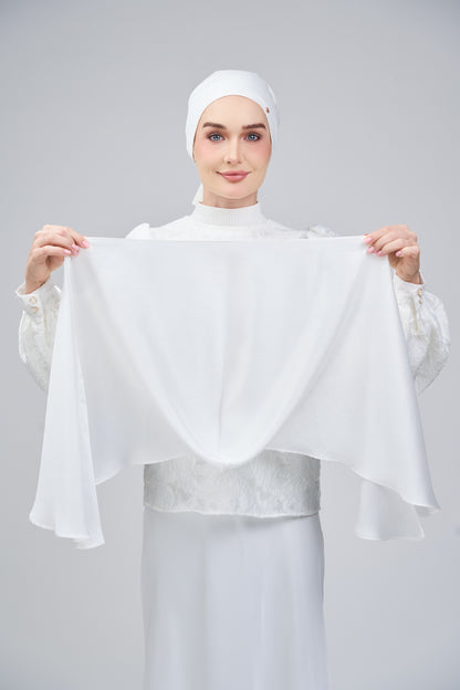 HoodX B.E in Bridal White